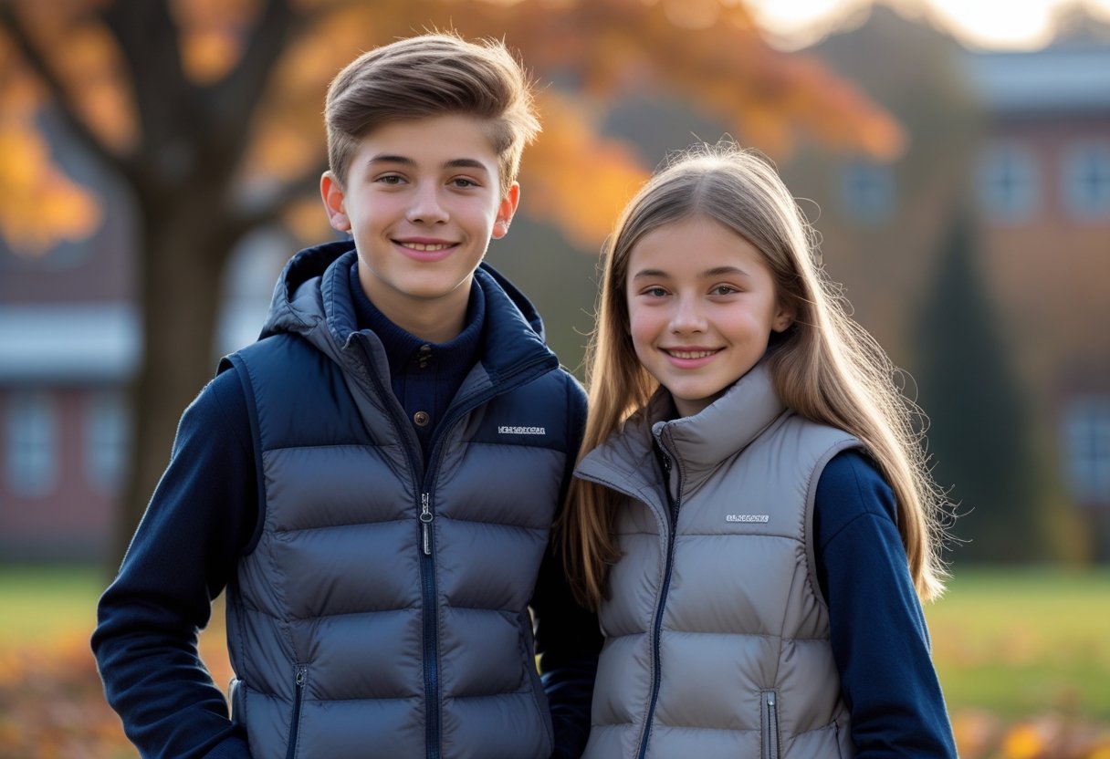 Saadan finder du den perfekte dunvest til sidste skoledag